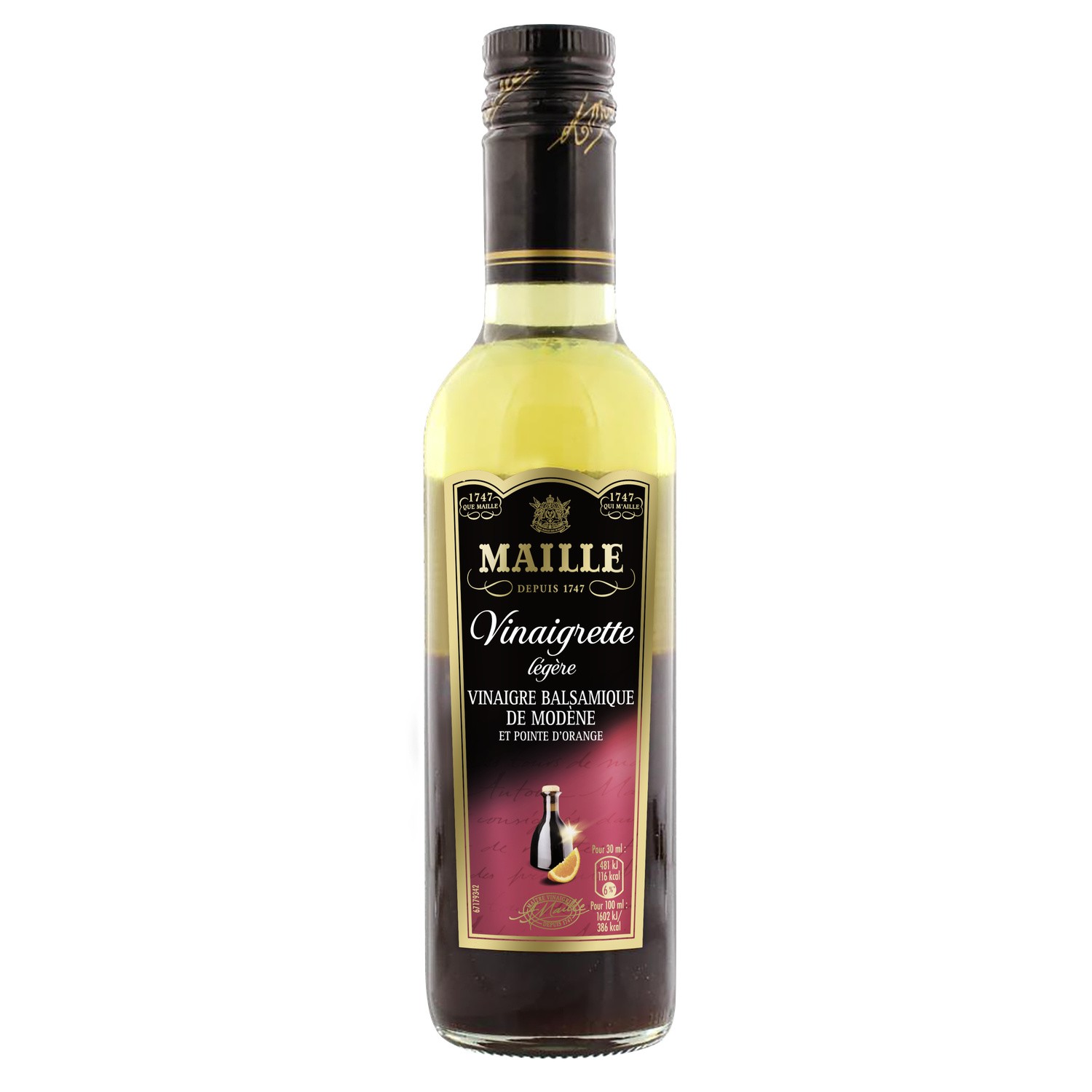 Vinaigrette légère balsamique orange MAILLE 8714100846155 MAILLE Vinaigrette légère balsamique orange MAILLE 8714100846155 MAILLE