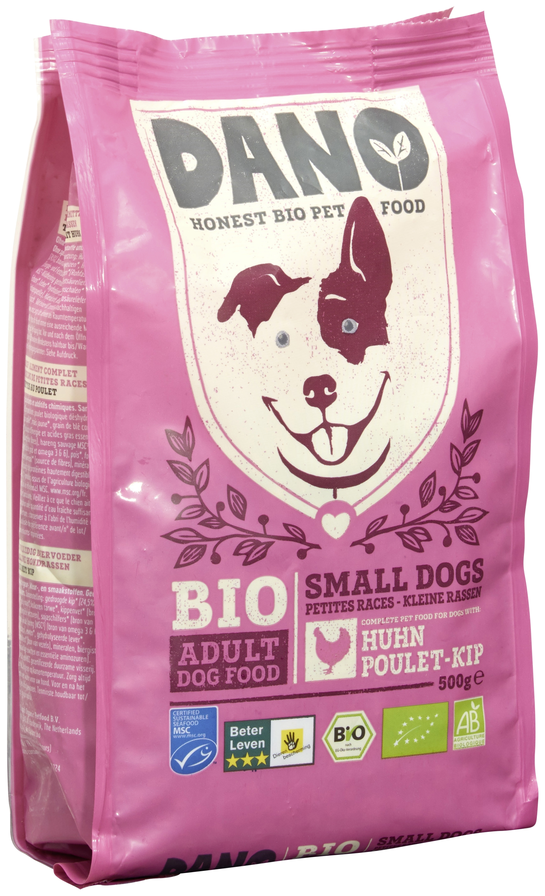 Croquettes bio chien petite race Dano
