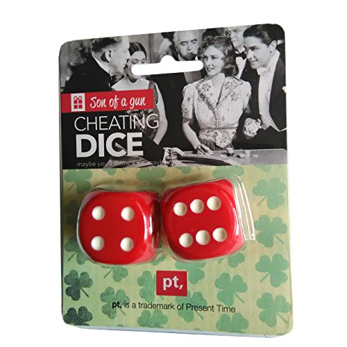 Decooo.be Dés Pipés - Lot de 2 dés truqués de qualité - Pour jeux de sociétés ou magie 8714302541285 (8714302541285)