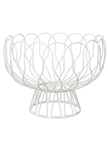 Pt, PT2519WH Corbeille Fruit Wired Métal Blanc