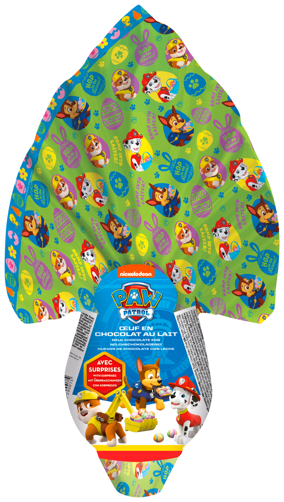 BIP OEUF EN CHOCOLAT AU LAIT AVEC SUPRISE code EAN 8714786293748 