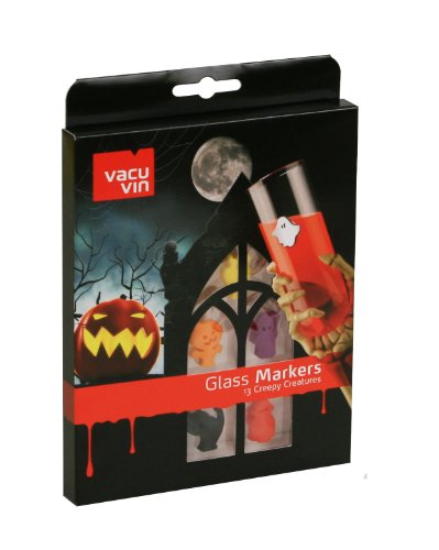 Vacuvin Vacu Vin Marqueurs de Verre "Creepy Creatures" ensemble 13Er code EAN 8714793188624 