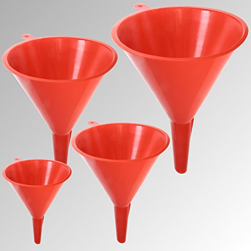 WORK IT Entonnoir Lot de 4 mm, 50, 75 mm, 100 x 125 mm 8714892840249 (8714892840249)