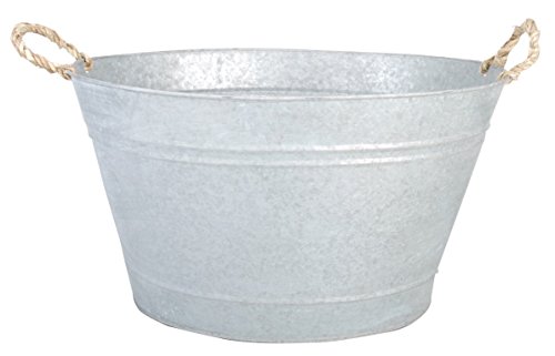Bassine en vieux Zinc