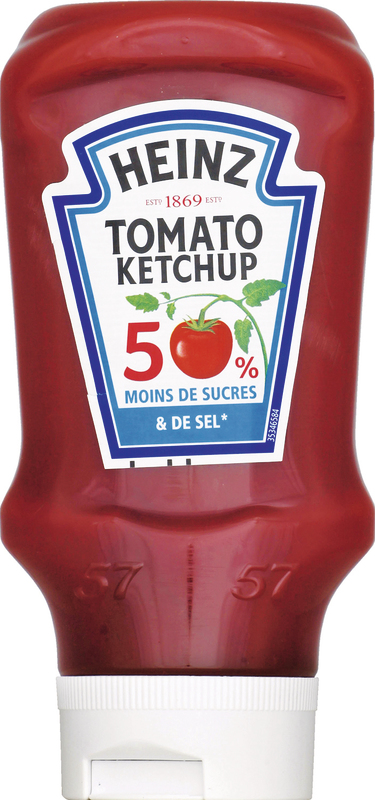 KETCHUP 50 % MOINS DE SUCRE ET DE SEL Heinz 8715700423913 Heinz KETCHUP 50 % MOINS DE SUCRE ET DE SEL Heinz 8715700423913 Heinz
