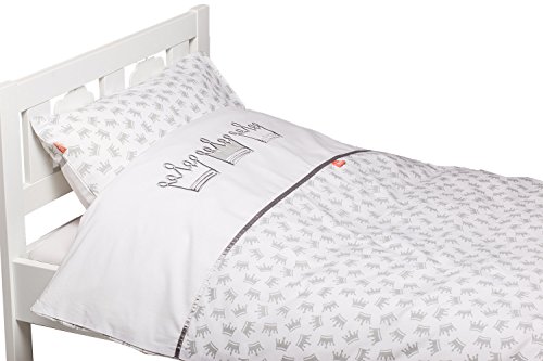 Housse de couette 100 x 135 cm avec 1 taie d'or...