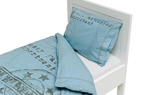 Housse de couette 120 x 150 cm avec 1 taie d'or...