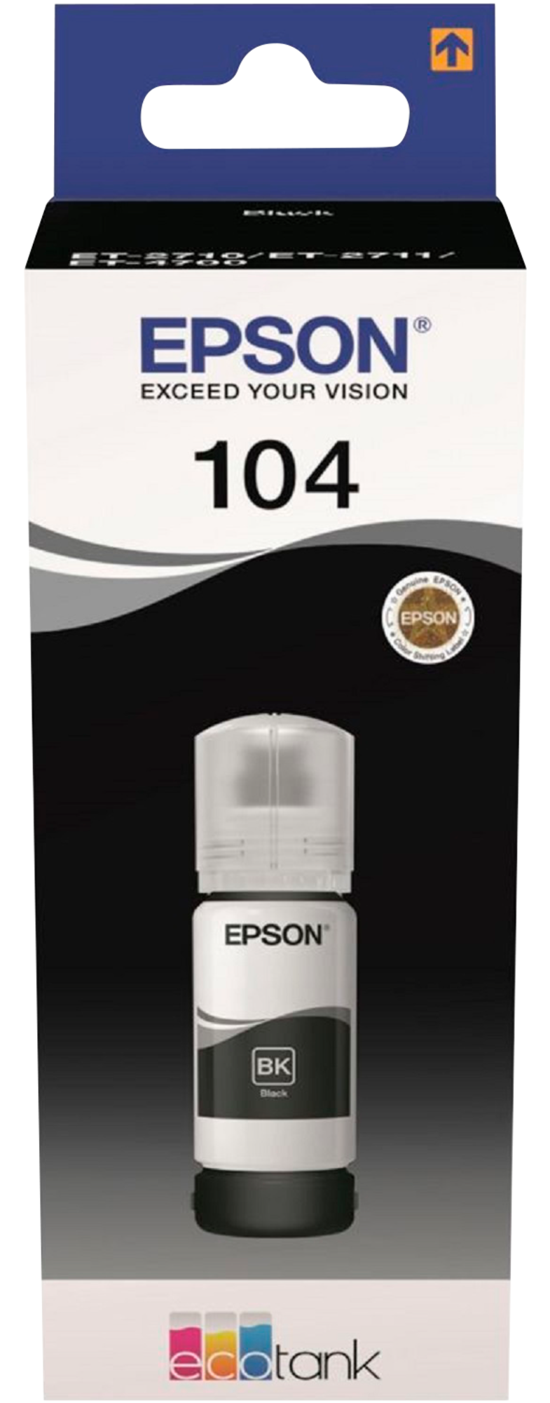 EPSON BOUTEILLE D'ENCRE ECOTANK T104 code EAN 8715946655802 