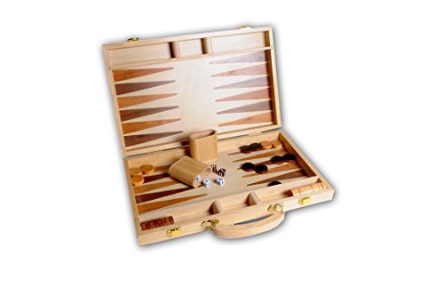 Jeu de Backgammon en bois massif
