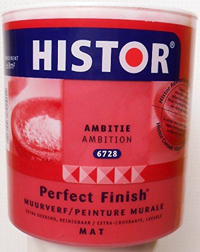Peinture murale acrylique Histor rouge ambition Mat 5L 8716242514725 HISTOR