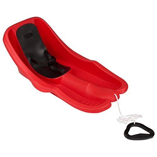 Luge en plastique pour bébé rouge/noir