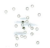 Perles 2 mm-lot de 100-argent