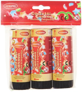 3 CANONS A CONFETTIS GOODMARK