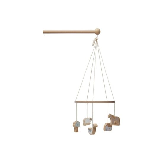  Jollein Mobile bébé en bois Farm Rosehip  code EAN 8717329373426 