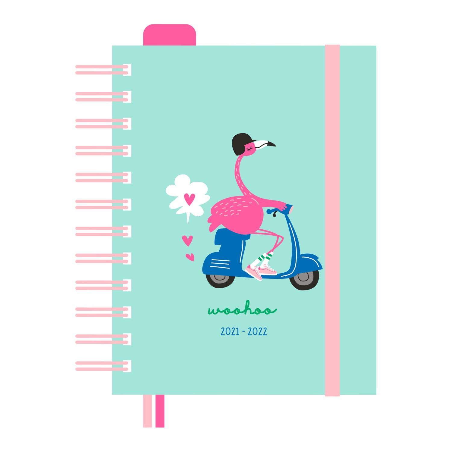 SANS MARQUE SANS MARQUE Agenda scolaire Woohoo  code EAN 8717399374590 