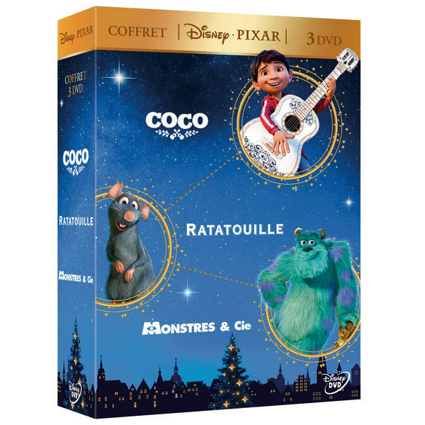 Coffret 3 DVD : "Coco", "Ratatouille", "Monstres et Cie" 8717418531584 (8717418531584)