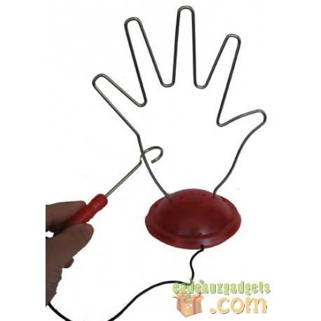 Jeu d'adresse main électrique fil chaud