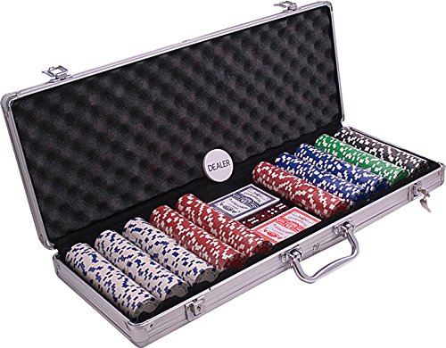 Pokerset Alu Case 500 Dice RND