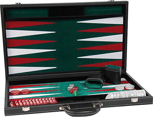 Backgammonÿincrust'ÿ54ÿxÿ35ÿcmÿnoirÿ