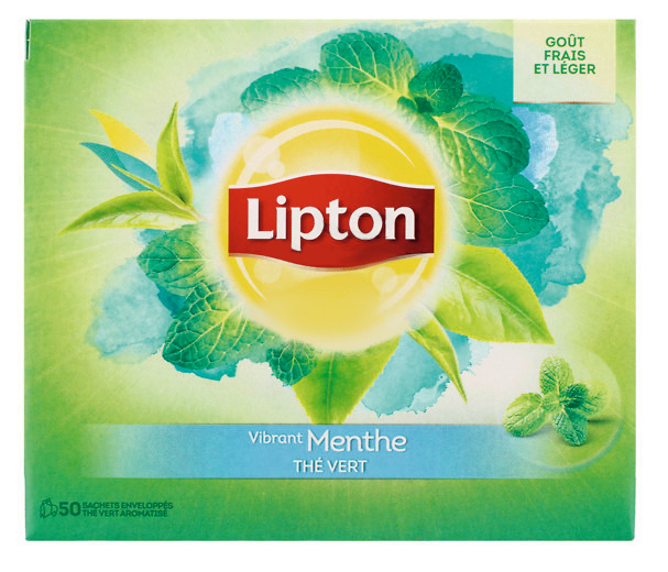 THÉ VERT  MENTHE LIPTON