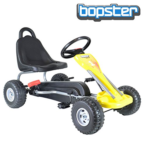 Go-Kart Cart voiture à pédale gocart Jaune NEUF