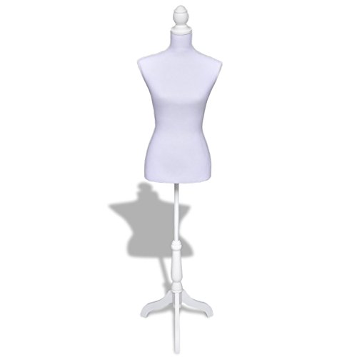 Buste de couture mannequin femme, blanc
