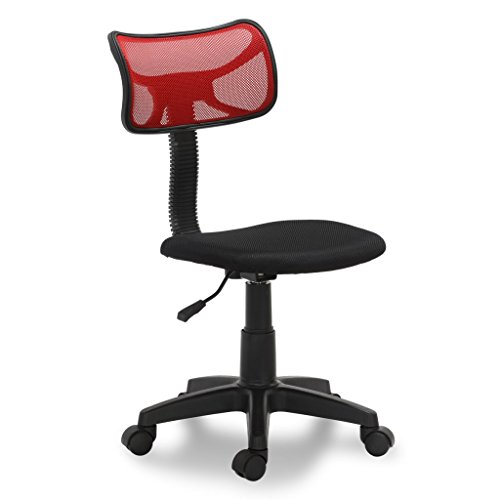 Siège de bureau rouge ergonomique