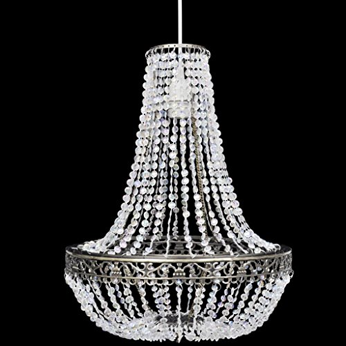 Lustre suspendu en cristal 36,5 x 46 cm