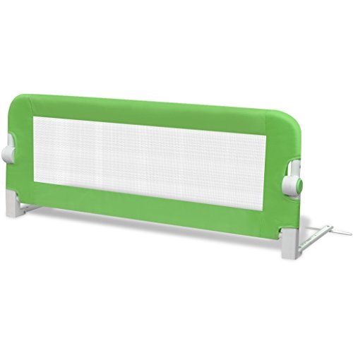 Barrières de lit pour enfants 102 x 42 cm Vert
