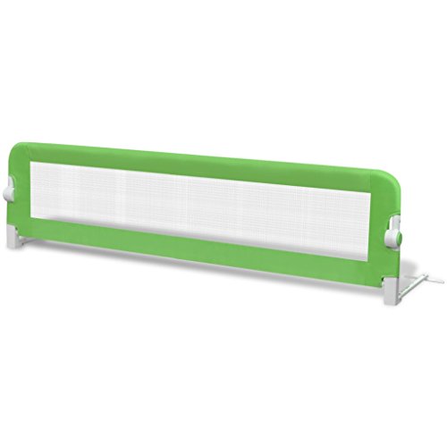 Barrières de lit pour enfants 150 x 42 cm Vert