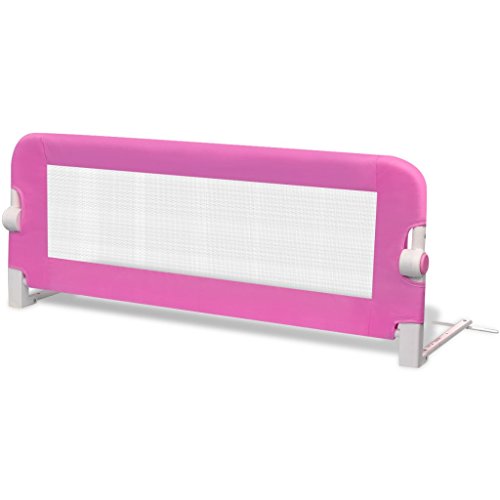 Barrières de lit pour enfants 102 x 42 cm Rose