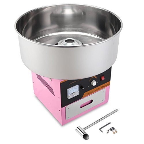 vidaXL Appareil de barbe à papa en acier inoxydable 1kW Rose code EAN 8718475950691 