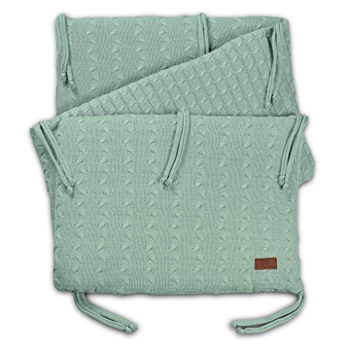 Tour de lit tricot uni menthe (pour lit 60 x 12...