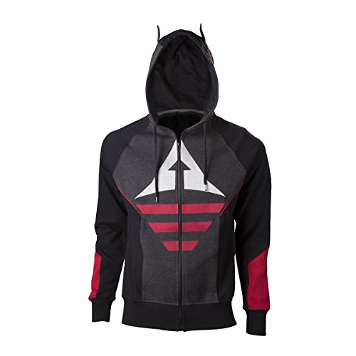 Batman Arkham Knight Sweat à capuche zippé gris...