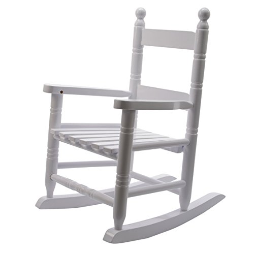 Fauteuil à bascule pour enfant Blanc