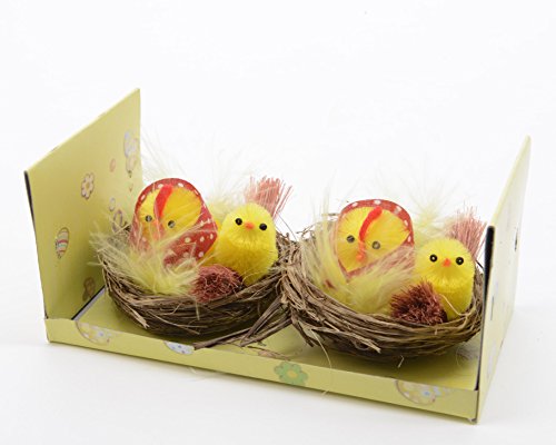 Lot de 2 poussins Tilou Jaune