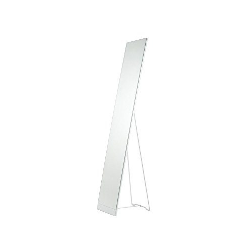 SOLDES : Miroir sur pied blanc Stand Couleur Blanc