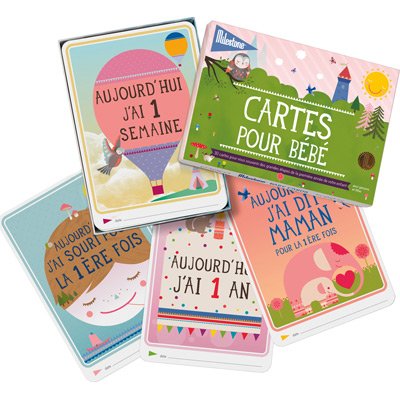 Milestone Baby Cards Lot de 30 cartes illustrées Ma première année code EAN 8718564760040 