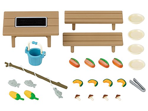 - 2820 - mobilier de poupée - set barbecue du p...