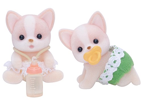 Sylvanian Families - 3242 - mobilier de poupée - jumeaux chihuahua code EAN 8718637032425 