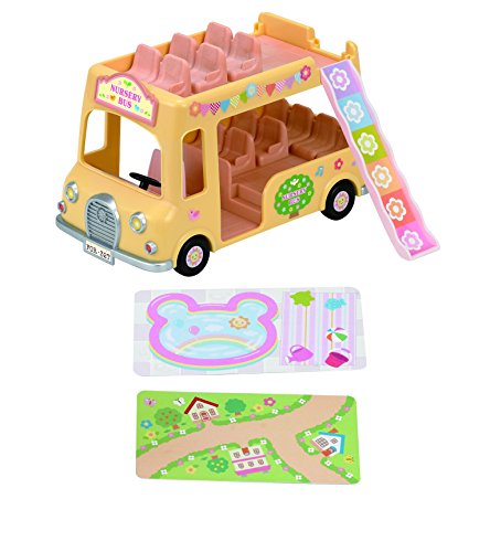 Sylvanian Families - 3588 - bus crèche à deux etages - poupée code EAN 8718637035884 