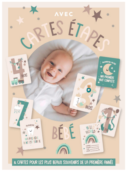  Cartes étape bébé code EAN 8718657600109 