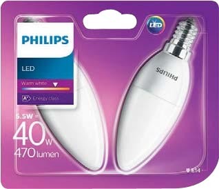 LOT DE 2 AMPOULES LED