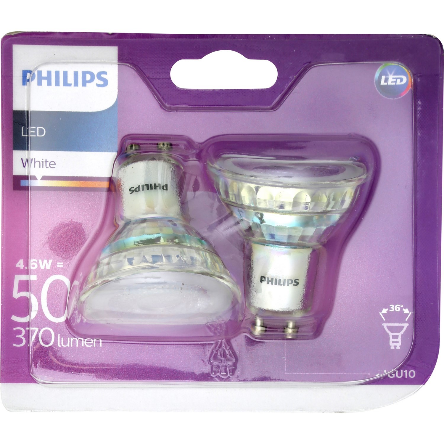 PHILIPS Ampoule LED 4,6W GU10 240V PHILIPS code EAN 8718696582718 