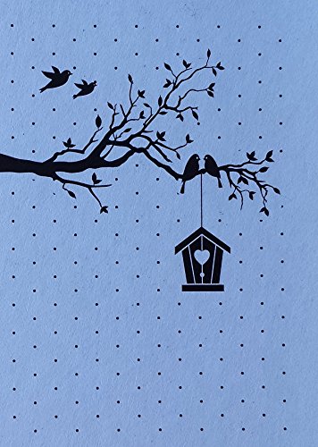 Classeur gaufrage fond cage à oiseaux Nellie Sn...