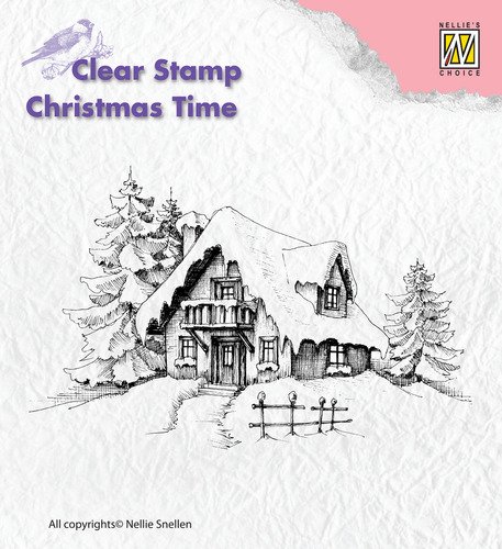 Clear Stamps - Christmas Time - Snowy House