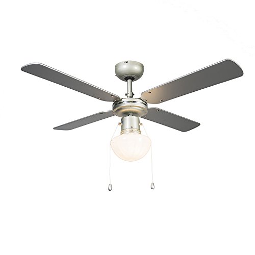 Ventilateur plafond Wind 42 argent