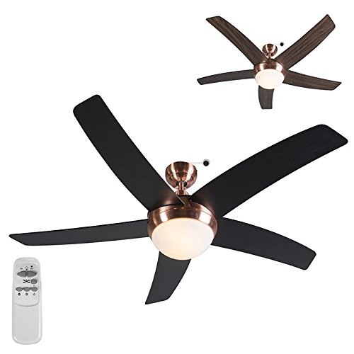 Moderne ventilateur de plafond avec lumière ave...