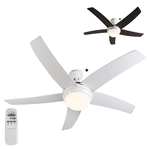 Moderne ventilateur de plafond avec lumière ave...