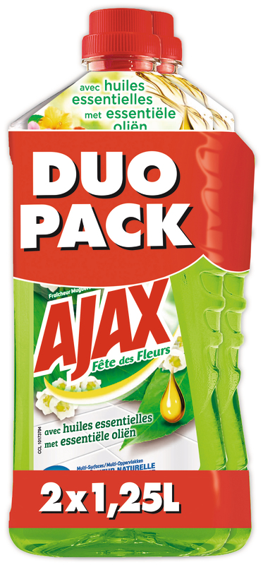 NETTOYANT MÉNAGER FÊTE DES FLEURS MUGUET (b) AJAX
